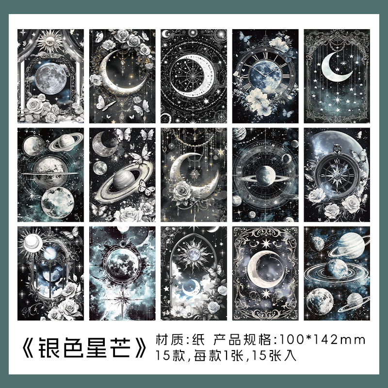 #02474 Deep Starry Series Material Paper