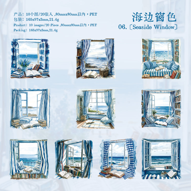 #02156 Story Besides the Window Series Sticker