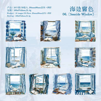 #02156 Story Besides the Window Series Sticker