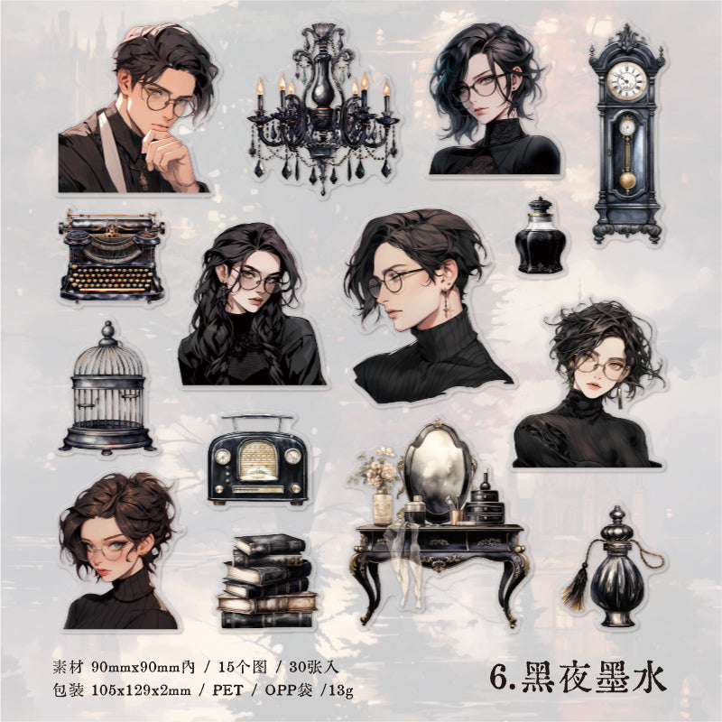 #02246 Gothic Lovers Series Sticker
