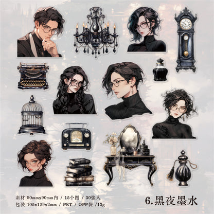 #02246 Gothic Lovers Series Sticker