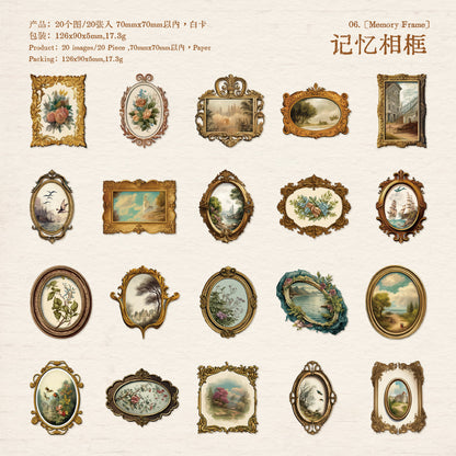 #02115 Classical Retro Collection Series Sticker