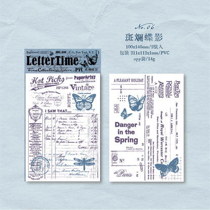 #02570 Vintage LetterSeries Sticker