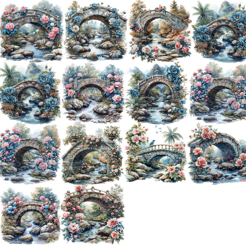 #03274 Customized PET Tape Stone Bridge