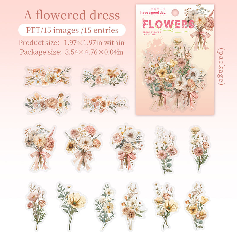 #02499 Flower Bundle Series Sticker