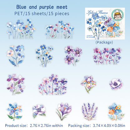#02495 Cute Flower Series Sticker