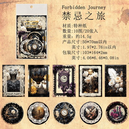 #02166 Gothic Lace Series Sticker
