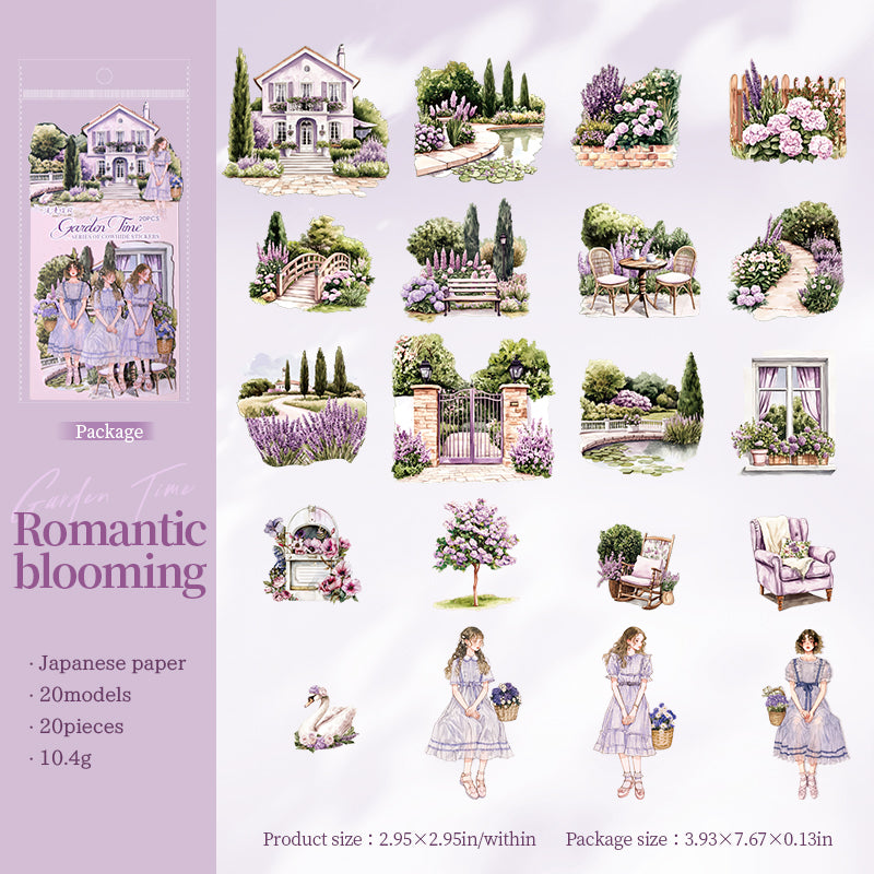 #02510 Garden Time Series Sticker