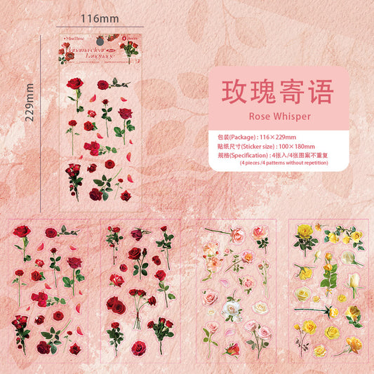 #02222 Pure Plant/Flower Series Sticker