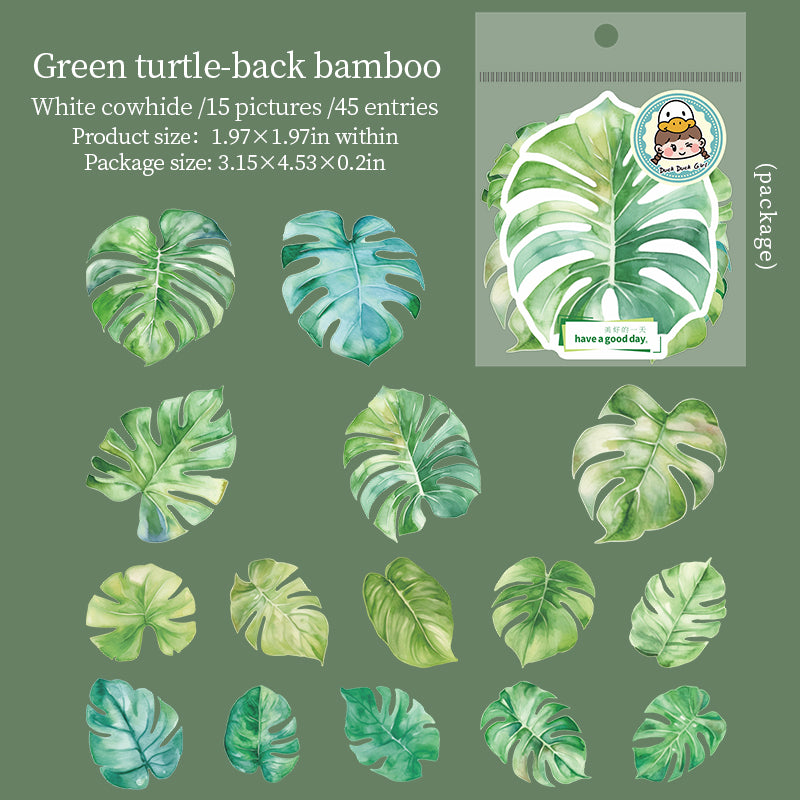 #02360 Pure Leaves Series Sticker