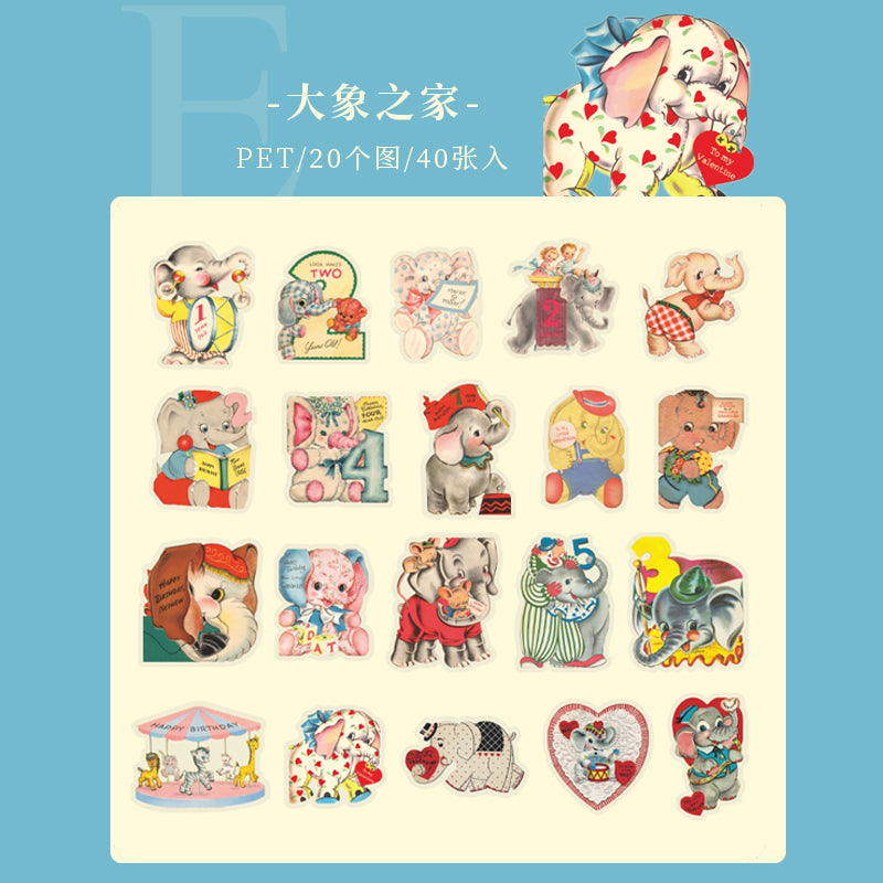#02237 Happy Zoo Series Sticker
