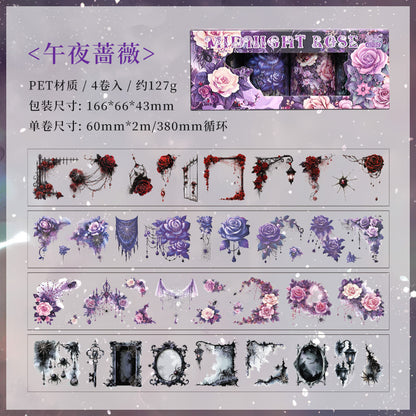 #03073 Gothic Lovers Series Tape 4 rolls