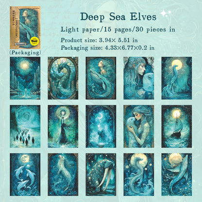 #02424 Mermaid Material Series Material Paper