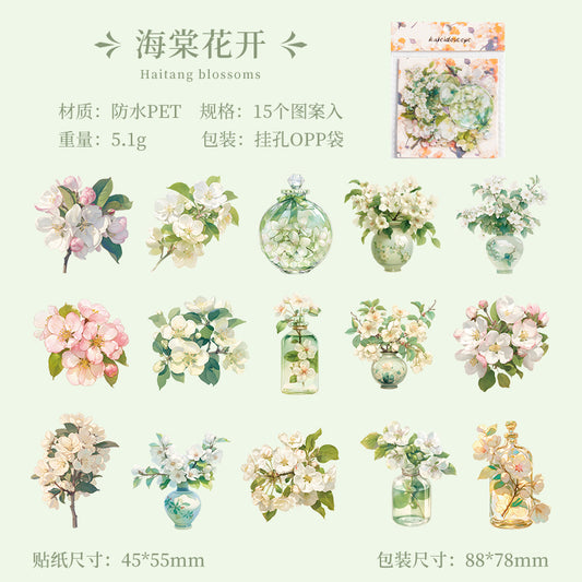 #02434 Flower Scope Series Sticker