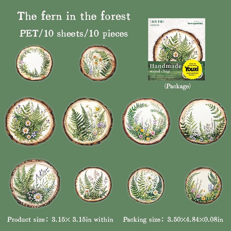 #02128 Wood Chip Series Sticker