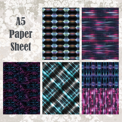 #5A253 POI Print A5 Cardstock Paper Set 10 Pcs
