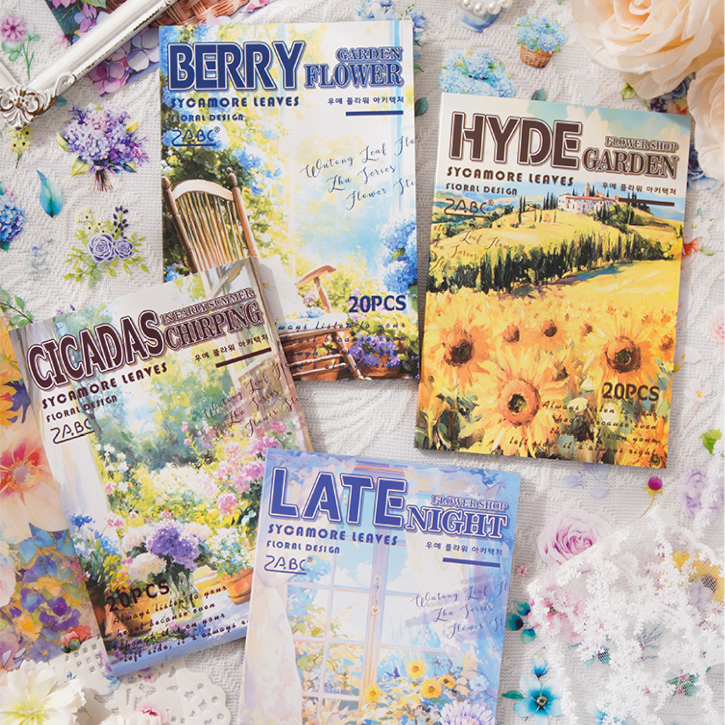 #02064 Flower Series Sticker