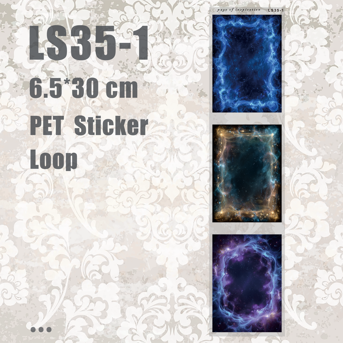 #LS35 S PET Sticker Loop