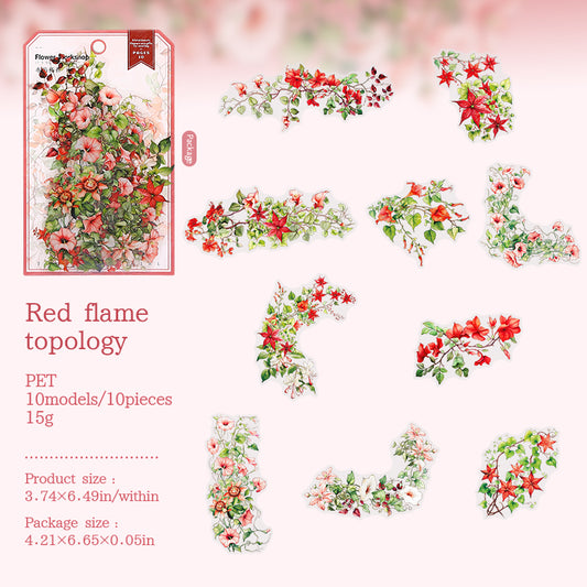 #02538 Flower Workshop Series Sticker