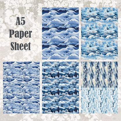 #5A69 POI Print A5 Cardstock Paper Set 10 Pcs