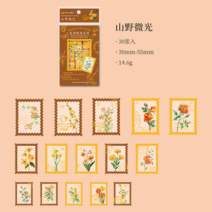 #02344 Golden Stamp Series Sticker