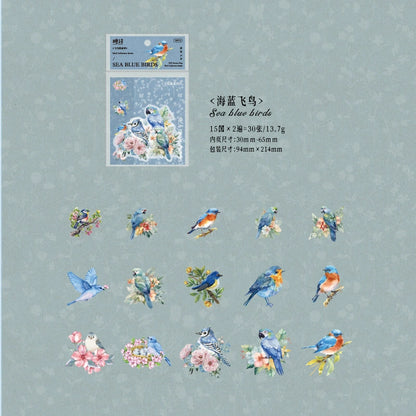 #02753 Bird Collection Series Sticker