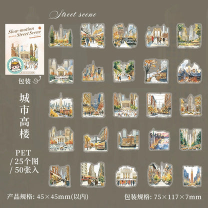#02885 Scenery Series Sticker