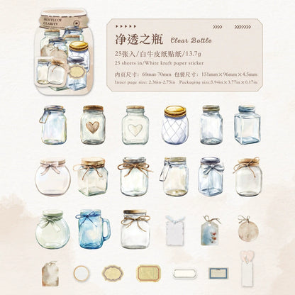 #02787 Story in Bottle Series Sticker