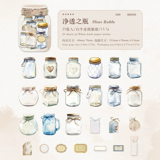 #02787 Story in Bottle Series Sticker