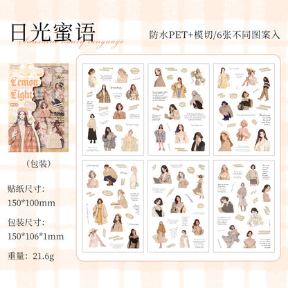 #02503 Pretty Gril Series Sticker