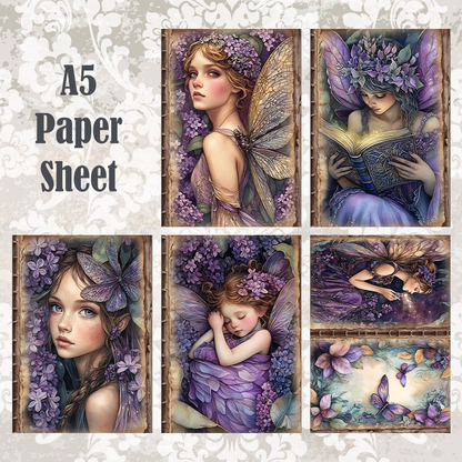 #6 POI Print A5 Cardstock Paper Set 10 Pcs