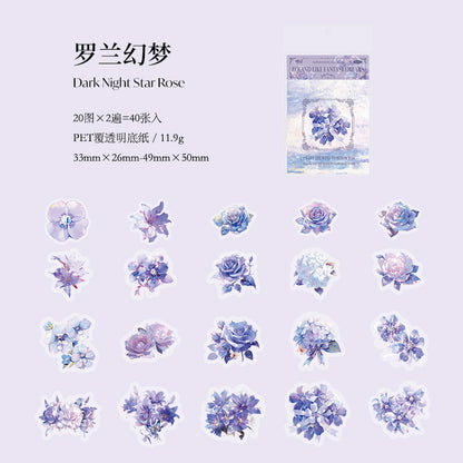 #02585 Fantasy Flower Series Sticker