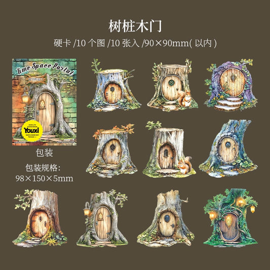#02796 Forest Door Series Sticker