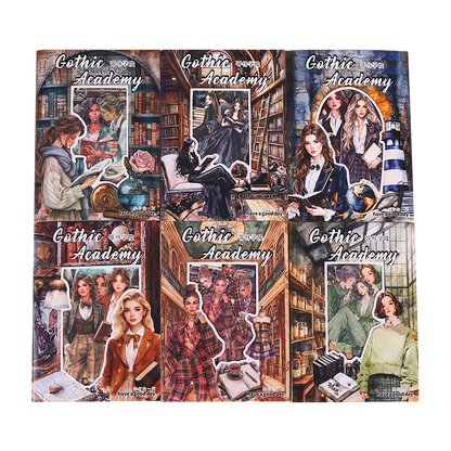 #02553 Gothic College  Series Sticker