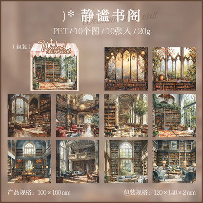 #02239 Vintage Clothes Store Series Sticker