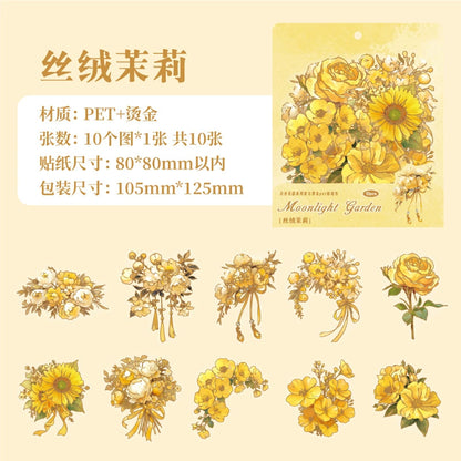 #02383 Moonlight Garden Series Sticker