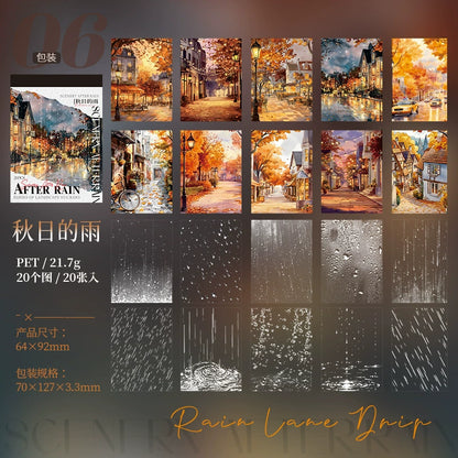 #02762 After Rain Series Sticker