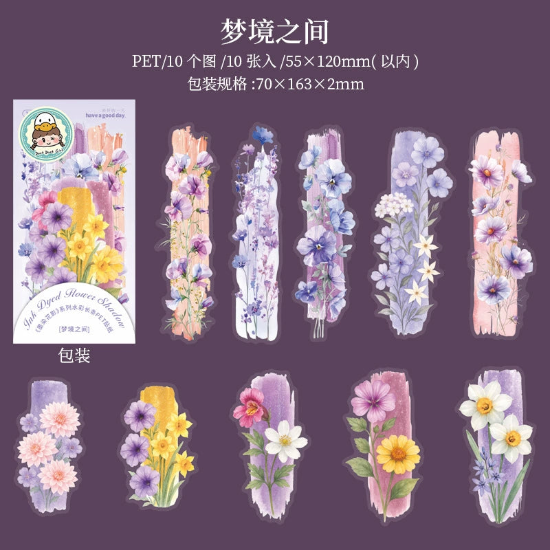 #02721 Flower Strip Series Sticker