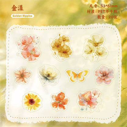 #02848 Washi Flower Series Sticker