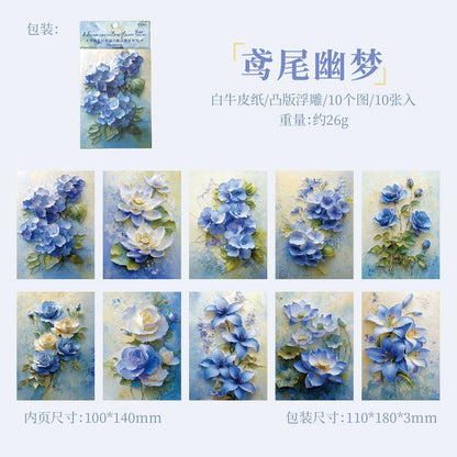 #02842 Embossed Flower Series Paper