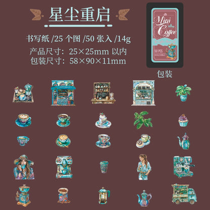 #02922 Mini Coffee Series Sticker