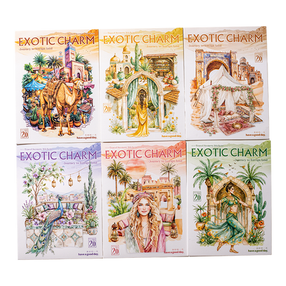 #02546 Exotic Charm Jounery Series Sticker