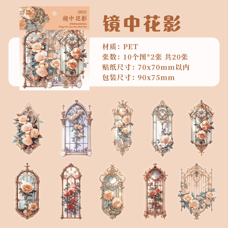 #02374 Flower Everywhere Series Sticker
