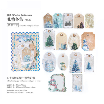 #02863 Christmas Tag Series Sticker