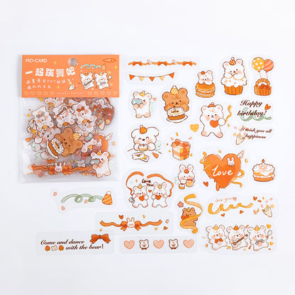 #02154 Cute Bear Series Sticker