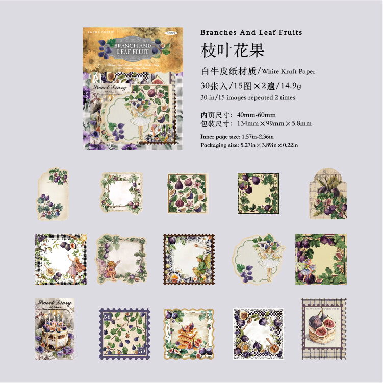 #02422 Fruit Orchard Series Sticker