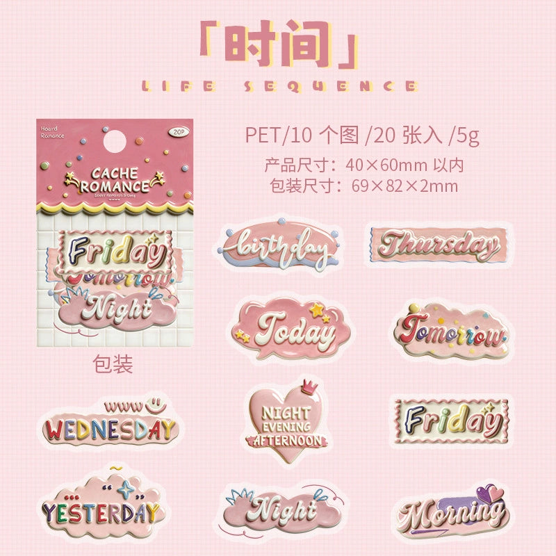 #20639 PET Sticker Pack