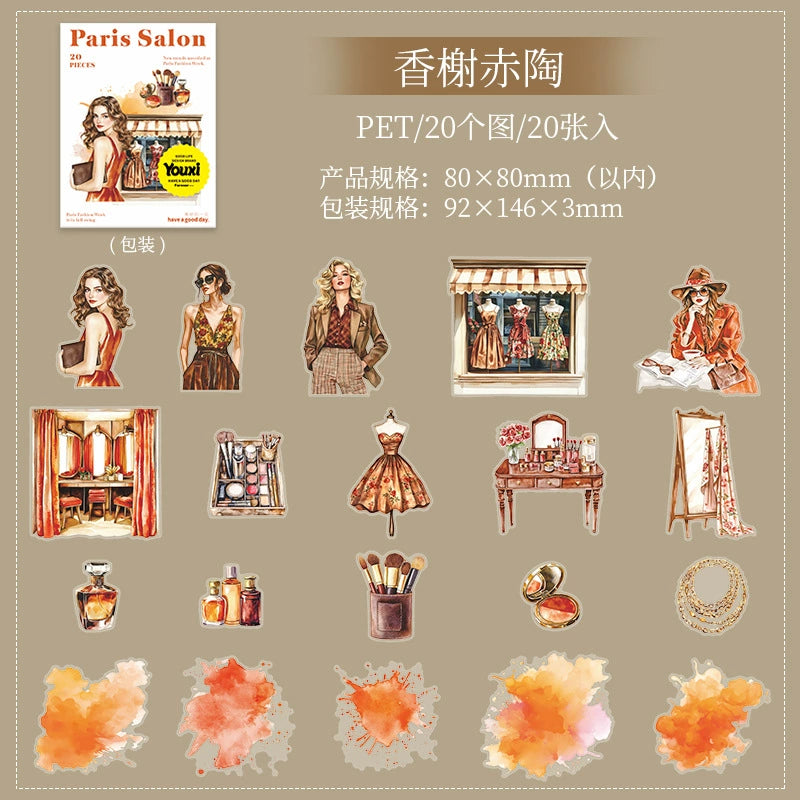 #02714 Paris Salon Series Sticker