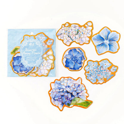 #02711 Flower Diary Series Sticker