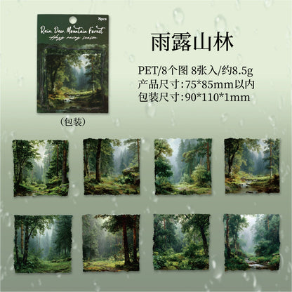 #02886 Scenery Series Sticker